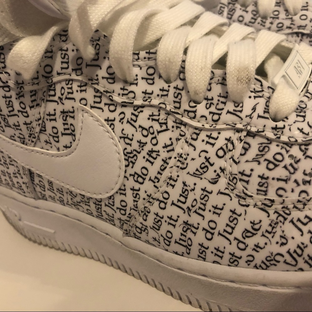 Just do it nike Air Force ones - Picture 4 of 8